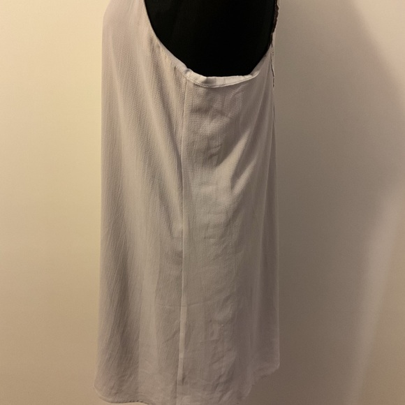 1. Joy Joy Light Grey Sleeveless A-Line Short Dress Size M - Picture 6 of 8